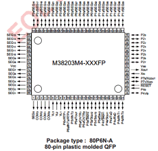 M38200E4-XXXGP Datasheet PDF Renesas Electronics