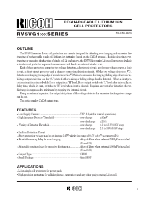 RV5VG101C-E2 Datasheet PDF RICOH Co.,Ltd.