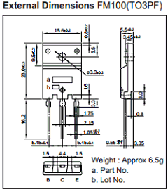 D2438 Datasheet PDF Sanken Electric co.,ltd.
