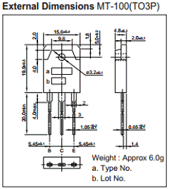 2SD2560 Datasheet PDF Sanken Electric co.,ltd.