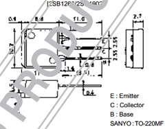 2SB1266 Datasheet PDF SANYO -> Panasonic