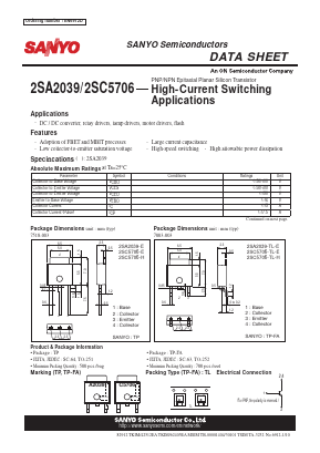 EN6912D Datasheet PDF SANYO -> Panasonic