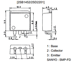 2SD2201 Datasheet PDF SANYO -> Panasonic