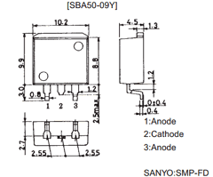 SB50-09 Datasheet PDF SANYO -> Panasonic