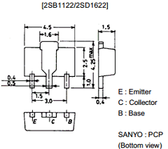 2SB1122-D Datasheet PDF SANYO -> Panasonic
