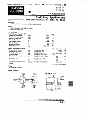 C3398 Datasheet PDF SANYO -> Panasonic