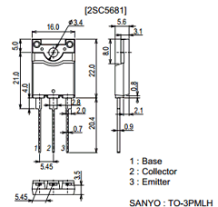 2SC5681 Datasheet PDF SANYO -> Panasonic