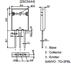 2SC5444 Datasheet PDF SANYO -> Panasonic