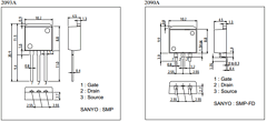 2SK3817 Datasheet PDF SANYO -> Panasonic
