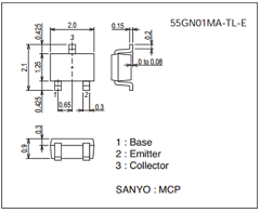 55GN01MA-TL-E Datasheet PDF SANYO -> Panasonic