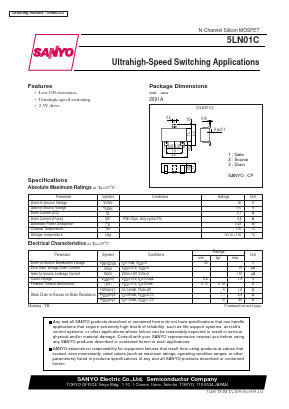 5LN01C Datasheet PDF SANYO -> Panasonic