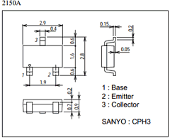 CPH3235 Datasheet PDF SANYO -> Panasonic