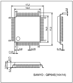 LA1787NM Datasheet PDF SANYO -> Panasonic