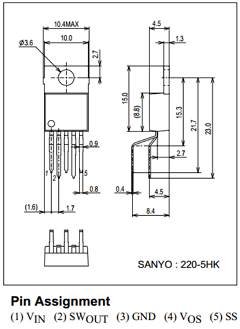 LA5744 Datasheet PDF SANYO -> Panasonic
