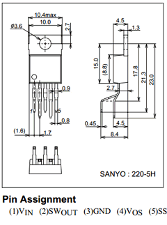 LA5751 Datasheet PDF SANYO -> Panasonic