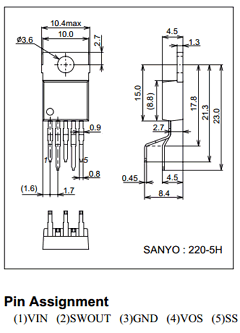 LA5771 Datasheet PDF SANYO -> Panasonic