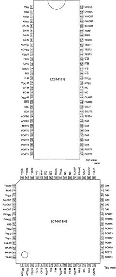 LC74411N Datasheet PDF SANYO -> Panasonic