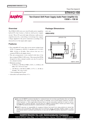 STK412-000 Datasheet PDF SANYO -> Panasonic