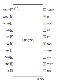 LB1877V Datasheet PDF SANYO -> Panasonic