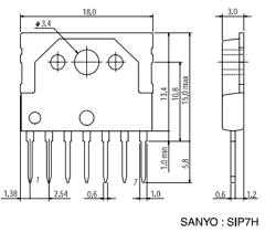 LA7840 Datasheet PDF SANYO -> Panasonic