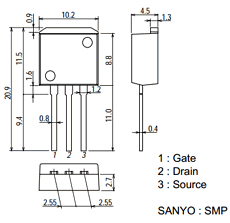 2SK3818 Datasheet PDF SANYO -> Panasonic