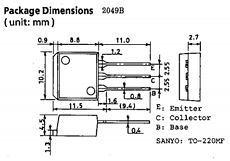 2SB1267 Datasheet PDF SANYO -> Panasonic