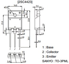2SC4423 Datasheet PDF SANYO -> Panasonic