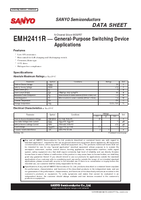 EMH2411R Datasheet PDF SANYO -> Panasonic