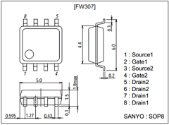 FW307 Datasheet PDF SANYO -> Panasonic