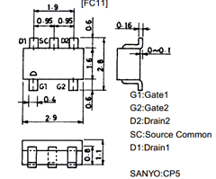 FC11D Datasheet PDF SANYO -> Panasonic