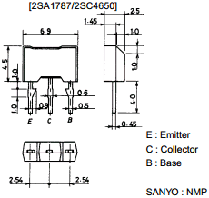 A1787 Datasheet PDF SANYO -> Panasonic