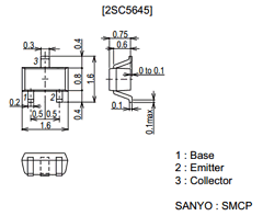 2SC5645 Datasheet PDF SANYO -> Panasonic