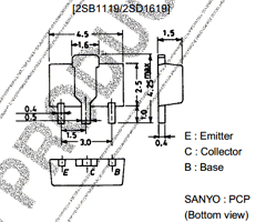 2SD1619 Datasheet PDF SANYO -> Panasonic