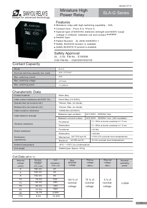 SLA-SH-112DMJ1-G-B Datasheet PDF Sanyou Corporation Limited