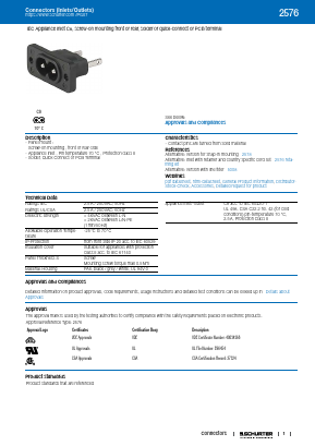 2576-H-ABC0-D-EGF Datasheet PDF Schurter Inc.