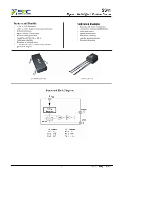 SS41EUA Datasheet PDF SEC Electronics Inc.