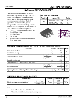 MC6402AL Datasheet PDF SHENZHENFREESCALE