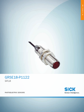 GRSE18-P1122 Datasheet PDF SICK AG