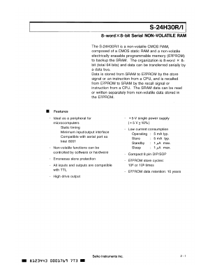 S24H30I Datasheet PDF Seiko Instruments Inc