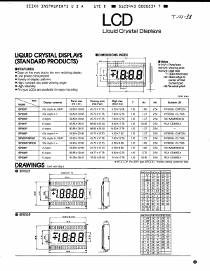 SP505P Datasheet PDF Seiko Instruments Inc