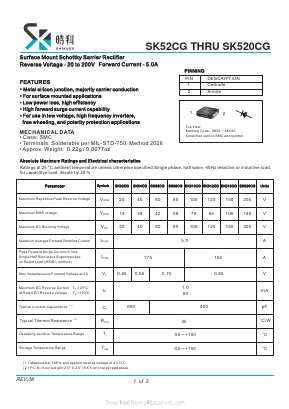 SK520CG Datasheet PDF SHIKE Electronics
