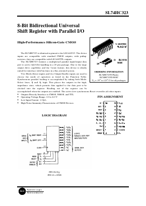 SL74HC323N Datasheet PDF System Logic Semiconductor