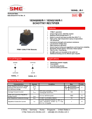 183NQ100R-1 Datasheet PDF Sangdest Microelectronic (Nanjing) Co., Ltd