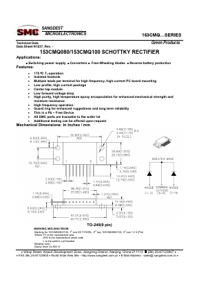 153CMQ Datasheet PDF Sangdest Microelectronic (Nanjing) Co., Ltd