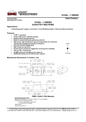 181NQ035-1 Datasheet PDF Sangdest Microelectronic (Nanjing) Co., Ltd