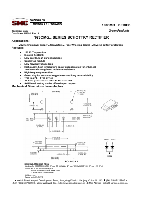 163CMQ Datasheet PDF Sangdest Microelectronic (Nanjing) Co., Ltd