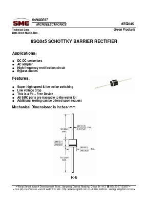 8SQ045 Datasheet PDF Sangdest Microelectronic (Nanjing) Co., Ltd
