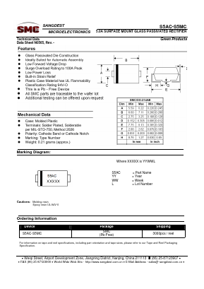 S5AC Datasheet PDF Sangdest Microelectronic (Nanjing) Co., Ltd