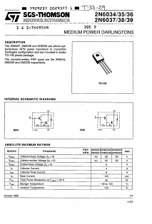 2N6035 Datasheet PDF STMicroelectronics