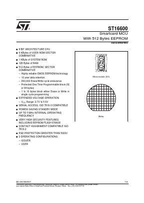 ST16600 Datasheet PDF STMicroelectronics